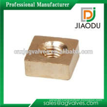 Mechanical CNC Turning Part Brass Square Nuts